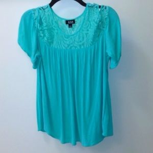 a.n.a. mint green blouse